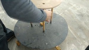 Катушка для затяжки кабеля в гофру