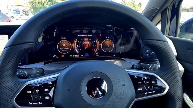 2022 Volkswagen GOLF GTI MK8 in Atlantic Blue Exterior Interior Walkaround 4K смотреть онлайн