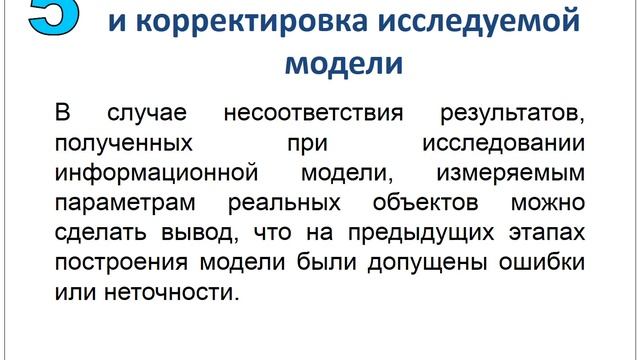 Тема 4.2. Основные этапы разработки и исследования моделей на компьютере