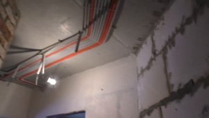 Монтаж проводки в однокомнатной квартире ЖК Новое Пушкино