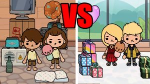 БОГАТАЯ семья VS БЕДНАЯ семья в Тока Бока! Toca Life World