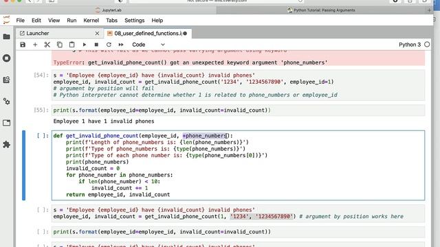 Programming Essentials Python - User Defined Functions - Varying Arguments