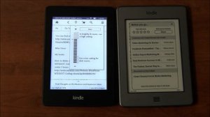 Kindle Paperwhite 2 vs. Kindle Touch Short Comparison