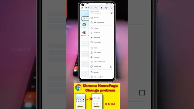 Chrome homepage change problem |mintnav | Homepage | change Homepage address Chrome | Techme 111