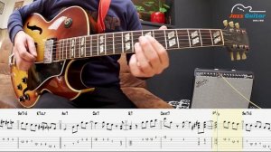 Fly Me To The Moon - Melody and Easy Jazz Guitar Solo