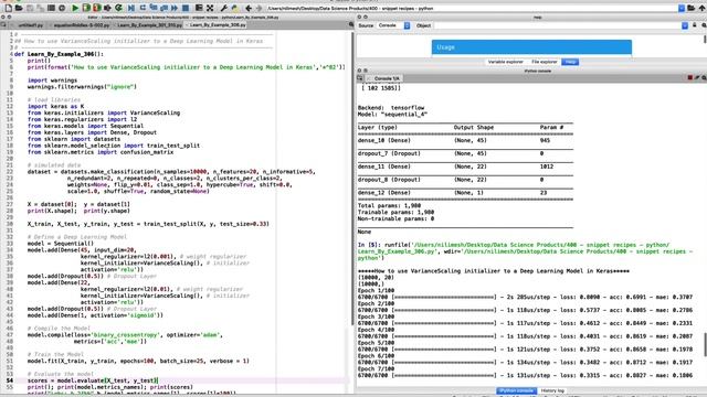 Learn By Example | How to use VarianceScaling initializer to a Deep Learning Model in Keras? смотреть онлайн