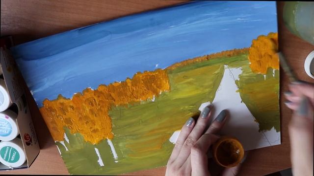 По мотивам картины И.И. Левитана "Золотая осень (2 часть) смотреть онлайн