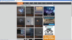 Themes blender меняем  цветовую схему экрана.