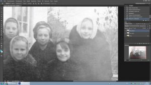 Выцветшее фото / Восстановления фотографии, ускоренная работа.
