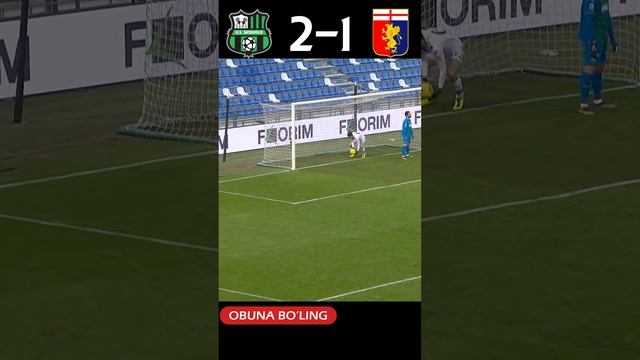 Сассуоло - Дженоа 2-1 | Гол Шомуродов