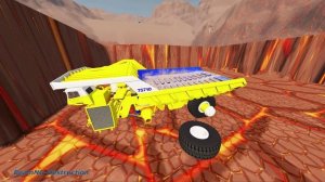 Belaz 75710 vs Giant Pit Car Crashes & Destruction – BeamNG.Drive