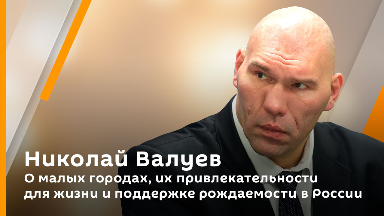 Николай Валуев. О малых городах, их привлекательности для жизни и поддержке рождаемости в России 