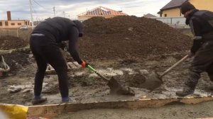 «Хотим и строим». Отмостка для каркасного дома