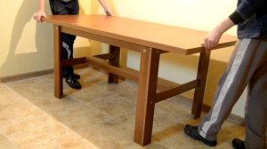 Стол ДСП Своими Руками ► Раскладной массивный стол с ДСП