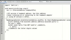 6 المستوى الاول dart socket شرح udp sever(datagram socket)