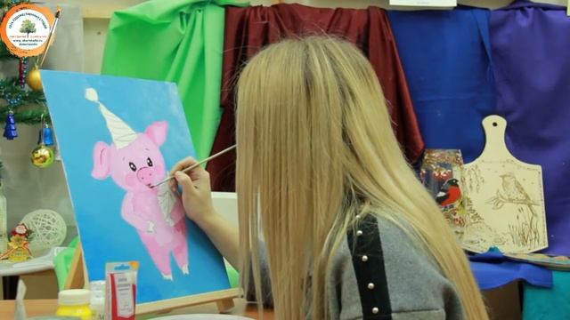 Мастер-класс "Светящаяся картина" 3+ смотреть онлайн