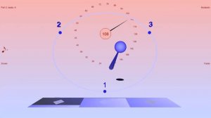 Mars gravity for centrifuge as 3/4 at 54 bpm - artificial gravity experiment - Bounce Metronome