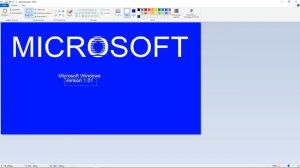 Windows 1.0 MS Paint