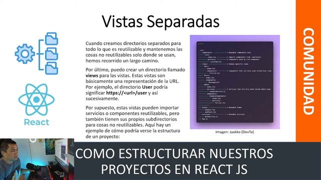 NC Live: Como Estructurar Nuestros Proyectos en React JS - #Comunidad #Programación