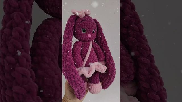 зайка крючком)) #вязание #игрушки #amigurumi #crochet #вязаниекрючком #bunny #дети #заяц #зайчик