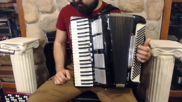 4388 - Black Generalfisa Classic Piano Accordion LMM 41 120 $699