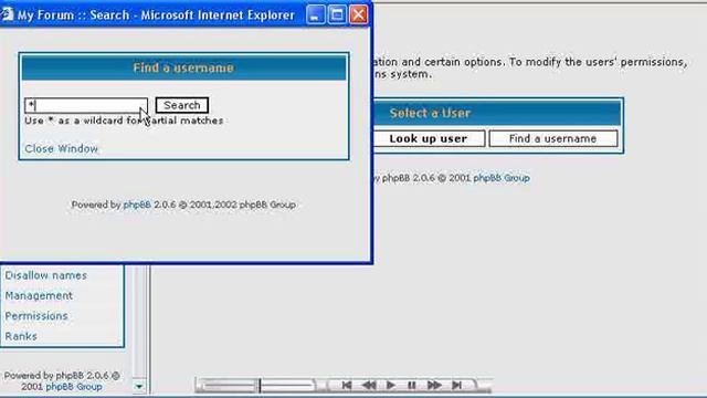 Editing a user profile in PHPBB смотреть онлайн