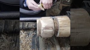 Бочонок с крышкой | Фигурная резьба по дереву на токарном станке | Woodturning a Lidded Box