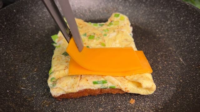 Eiertoast mit Speck, der meine ganze Familie überzeugt hat! Schnelles Frühstück in 5 Minuten смотреть онлайн