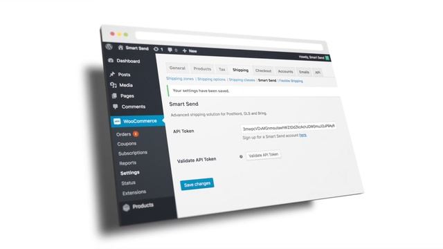 Smart Send: Connect to WooCommerce with API Token смотреть онлайн