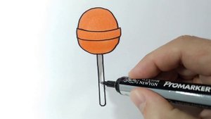 Как нарисовать конфету, Простые рисунки