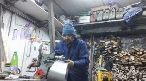 3 часть, вентиляционная труба для хлебозавода,сделал для трубы отвод.