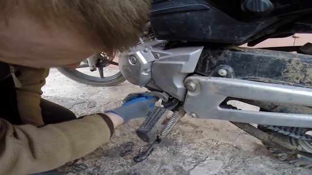 Yamaha YBR125 - #17 Замена масла;  Yamaha YBR125 - #17 Oil change;