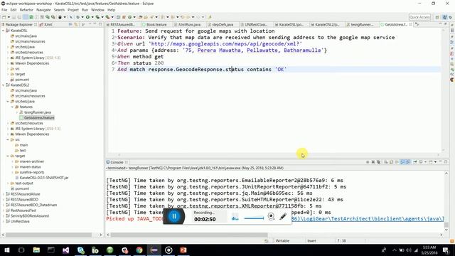 Katate TestNG Allure reporting смотреть онлайн