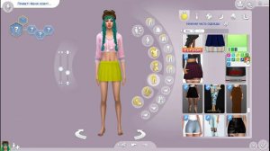 The sims 4/30 Day Cas Challenge/Day 4 - Городская сумасшедшая