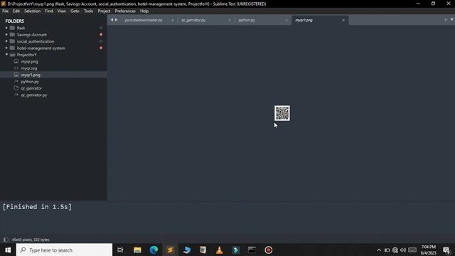 How to Create QR Code Generator in Python | Python Project Complete Tutorial