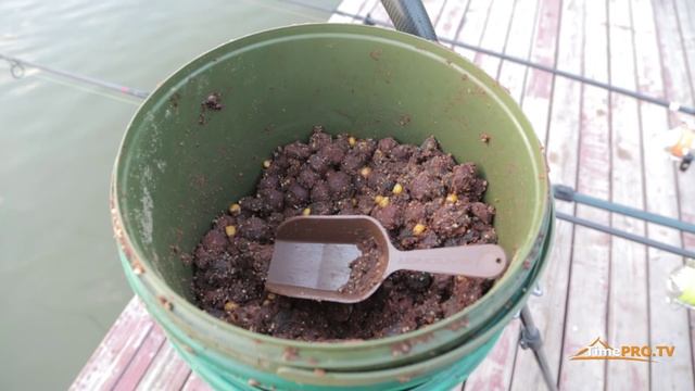 Ловля карпа. Приготовление и заброс прикормки для карпа. смотреть онлайн