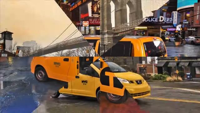 Nissan NV200 táxi смотреть онлайн