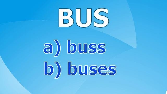 Когда используются окончания -s And  -es?