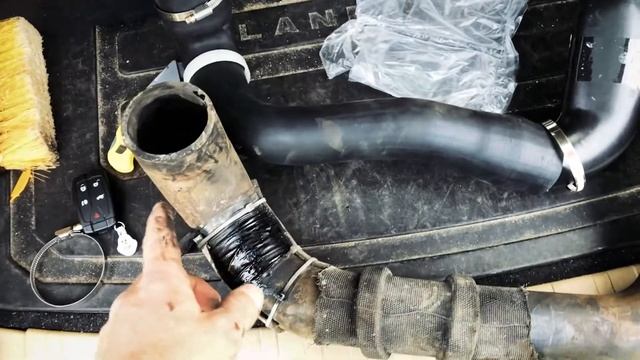 Замена патрубка интеркулера с алиэкспресс на freelander 2