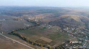 Крым, село Айвовое, Суворово, Бахчисарайский район, с высоты птичьего полета.