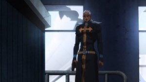 JJBA Джотаро спасает Джолин от Энрико Пуччи
