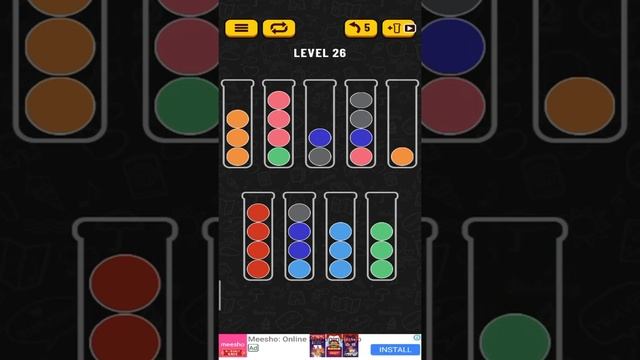 Ball Sort Puzzle | Level 26 | Android and ios | Addictive Puzzle Game | Mobile Game