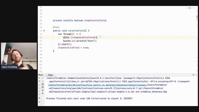 Henri Tremblay - This stupid multi-threaded code isn’t working. I hate Java! смотреть онлайн