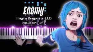 Imagine Dragons x J.I.D - Enemy  (Arcane League of Legends) - Piano Cover by Pianella Piano