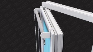 Установка рулонной шторы с леской