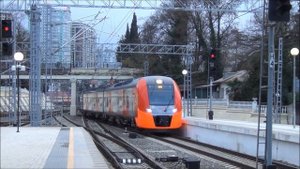 [1/2] Олимпиада в Сочи: железная дорога / Olympic railway in Sochi 2014