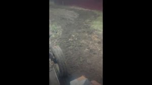 Выравнивание участка. т-25 и почвофреза