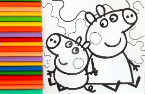Свинка Пеппа - раскраска | Видео Для Детей | Мультики с игрушками |