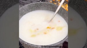 Сырный супчик с креветкой🦐