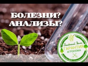 Болезни растений и  анализ почвы.